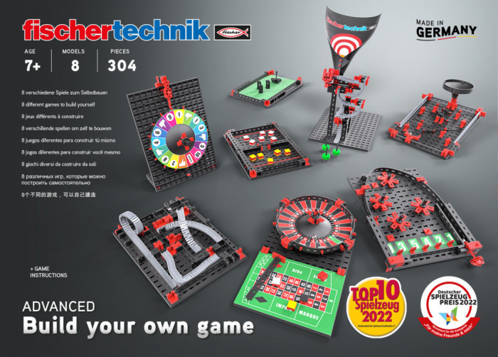 Kit STEM Construieste si joaca 8 jocuri, Fischertechnik [4]