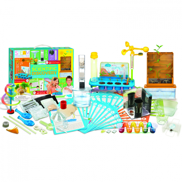 Kit stiintific - Descoperiri stiintifice Vol. 2 - Mediul Inconjurator - 42 experimente, STEAM Kids [2]