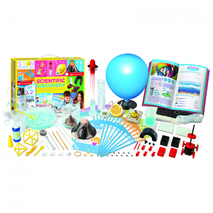 Kit stiintific - Descoperiri stiintiice Vol. 1 - 42 experimente, STEAM Kids [2]