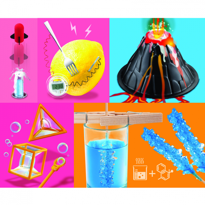 Kit stiintific - Descoperiri stiintiice Vol. 1 - 42 experimente, STEAM Kids [5]