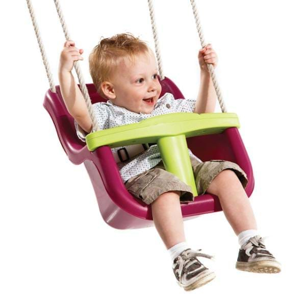 Leagăn Baby Seat LUXE Culoare: Roșu/Galben, frânghie: PP 10 [3]