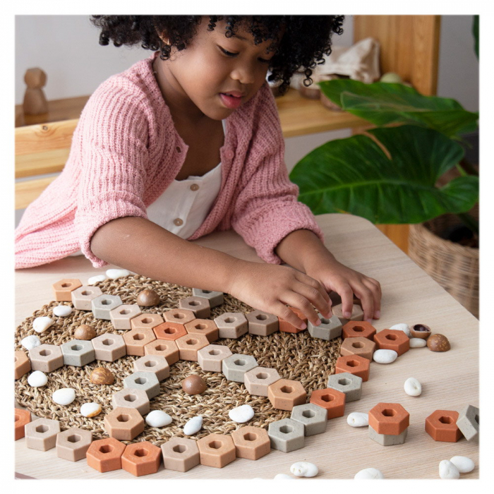 Little Pavers, set constructii cu 60 de pavele, Guidecraft [2]