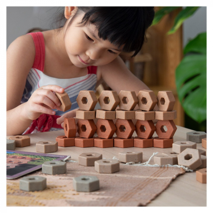 Little Pavers, set constructii cu 60 de pavele, Guidecraft [4]
