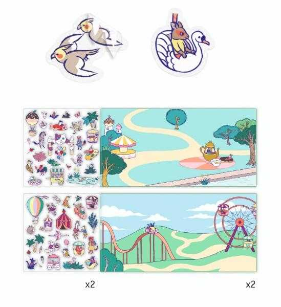 Planșe cu abțibilduri repoziționabile, Locul de joaca pentru copii [2]