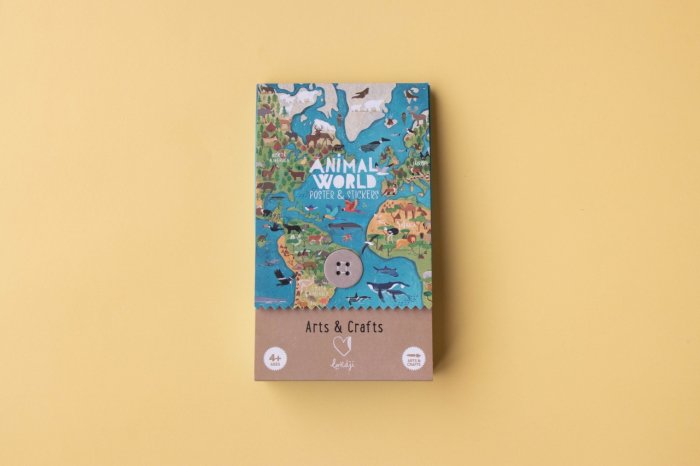 Lumea animalelor poster cu stickere, Londji [2]