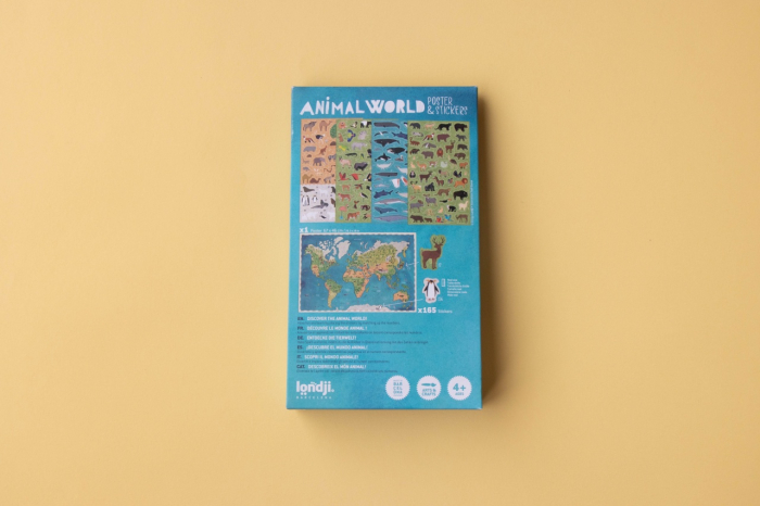 Lumea animalelor poster cu stickere, Londji [3]