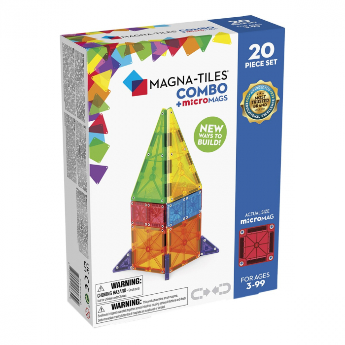 MAGNA-TILES Combo + microMAGS, 20 piese [1]