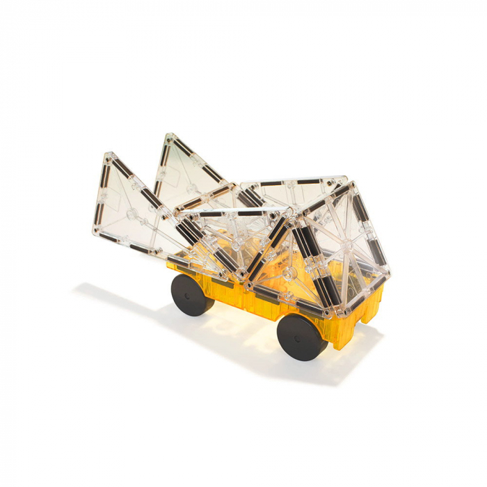 MAGNA-TILES Extensie, 2 masinute Galben si Verde [3]