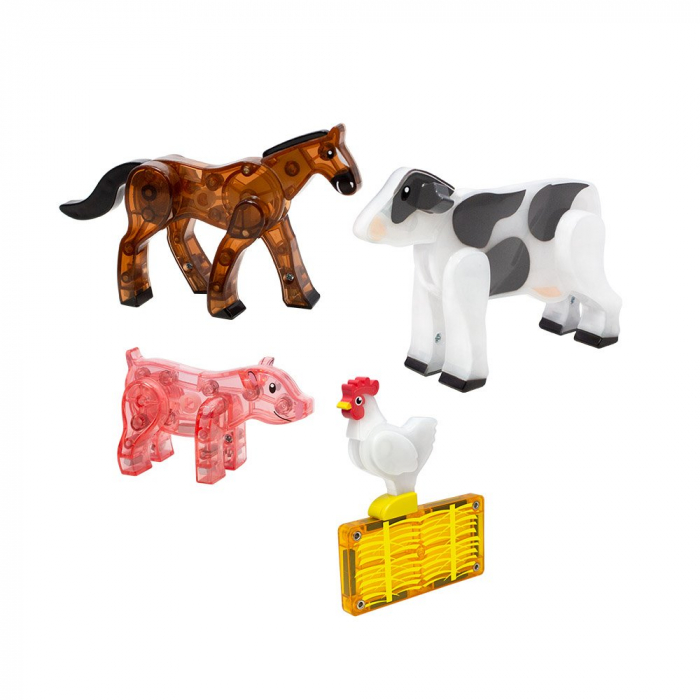 Magna-Tiles Farm Animals, set magnetic [3]