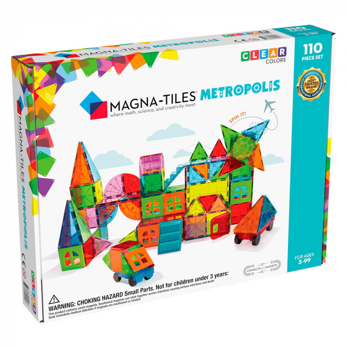 Magna-Tiles Metropolis set magnetic (110 piese) [1]