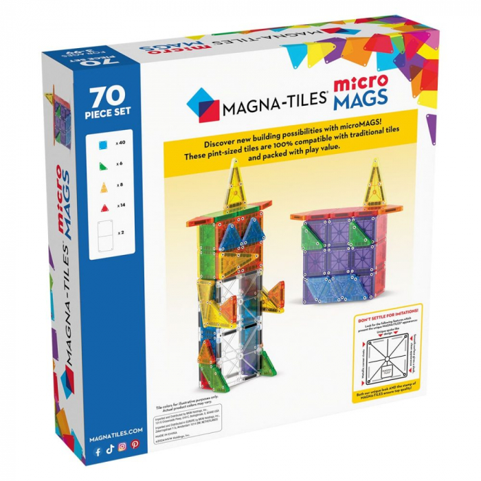 MAGNA-TILES microMAGS, 70 piese [6]