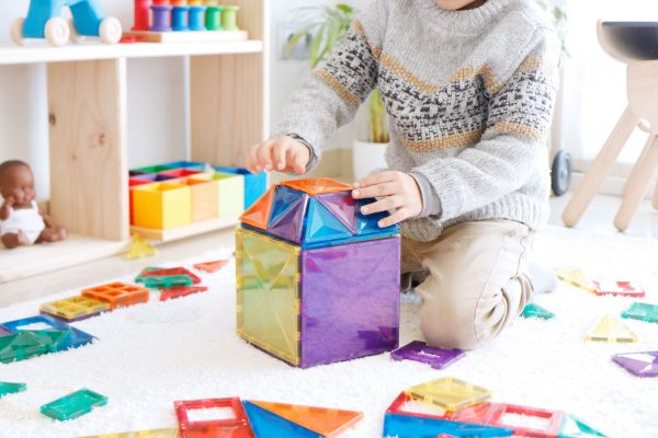 Magnetic Tiles Set construcție magnetic, 100 piese, creativitate [6]