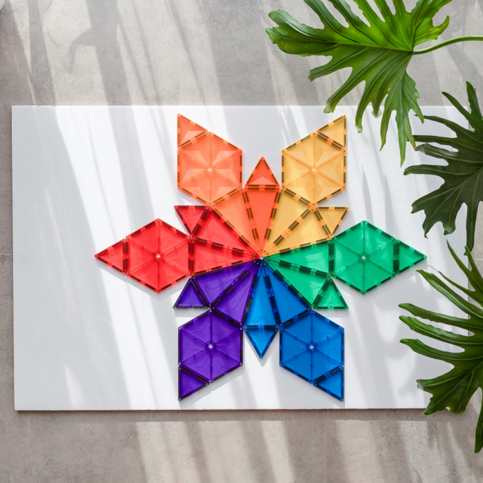 Magnetic Tiles Set construcție magnetic, 30 piese forme geometrice [3]