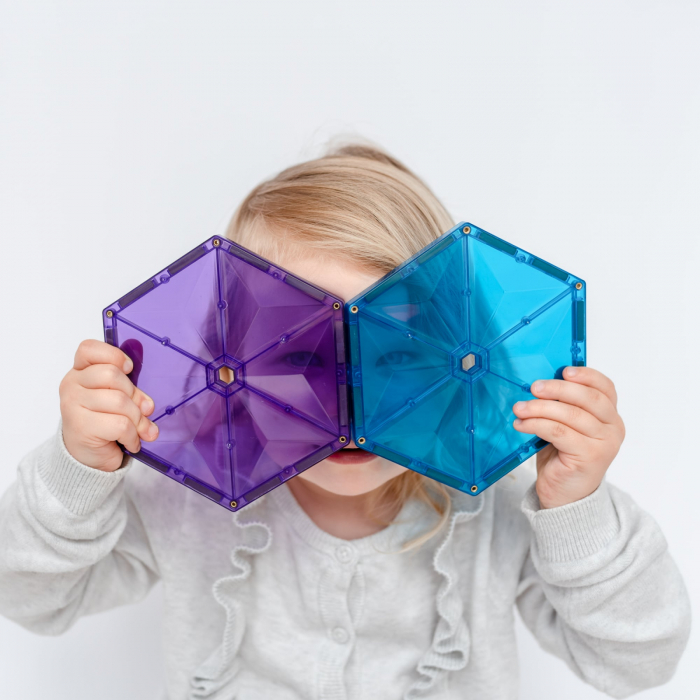 Magnetic Tiles Set construcție magnetic, 30 piese forme geometrice [10]