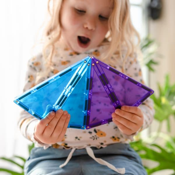 Magnetic Tiles Set construcție magnetic, 30 piese forme geometrice [4]