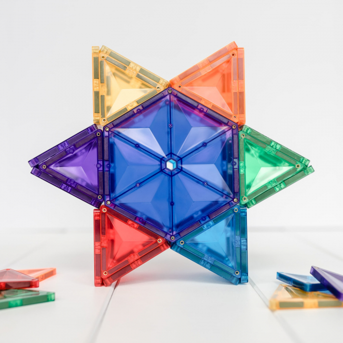 Magnetic Tiles Set construcție magnetic, 30 piese forme geometrice [2]