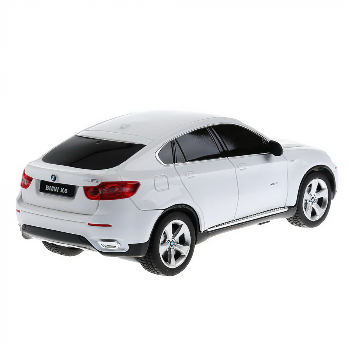 Mașină cu telecomandă BMW X6 alb cu scara 1 la 24 [6]