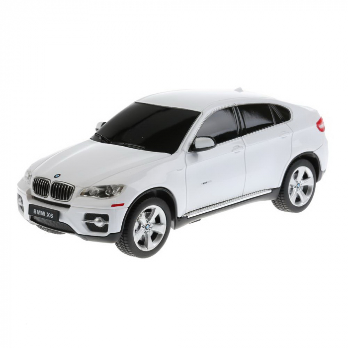 Mașină cu telecomandă BMW X6 alb cu scara 1 la 24 [5]