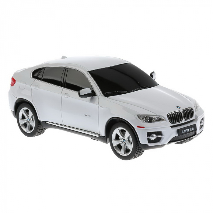 Mașină cu telecomandă BMW X6 alb cu scara 1 la 24 [7]