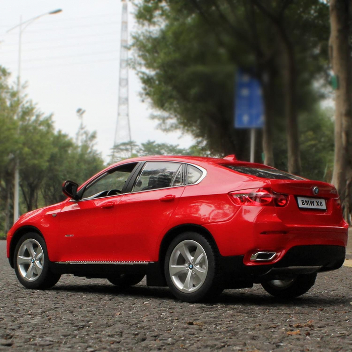 Mașină cu telecomandă BMW X6 rosu cu scara 1 LA 14 [2]