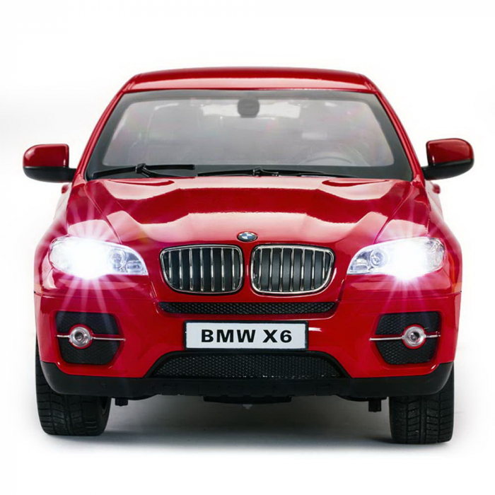Mașină cu telecomandă BMW X6 rosu cu scara 1 LA 14 [6]