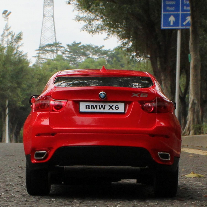 Mașină cu telecomandă BMW X6 rosu cu scara 1 LA 14 [4]