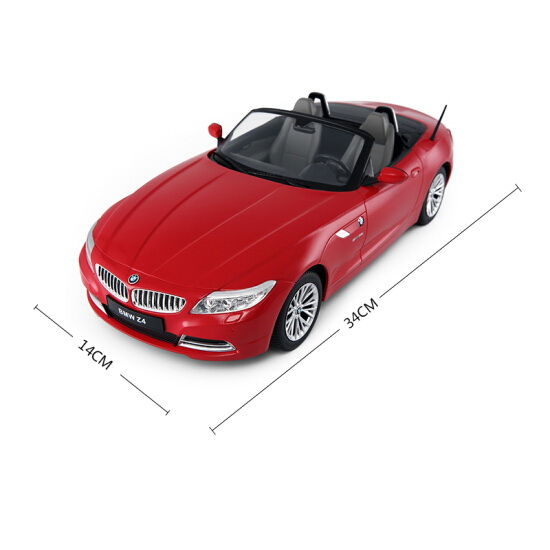 Mașină cu telecomandă BMW Z4 roșu cu scara 1 la 12 [2]
