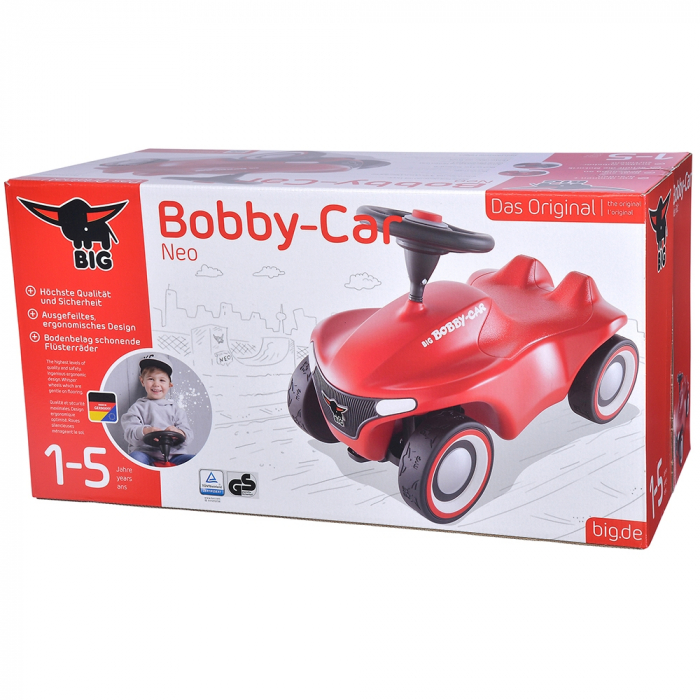 Masinuta de impins Big Bobby Car Neo red [6]