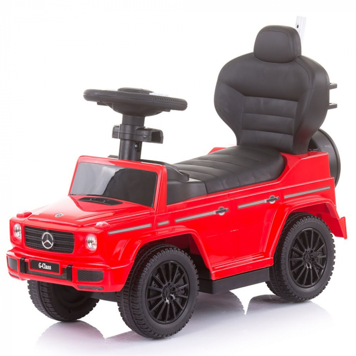Masinuta de impins Chipolino Mercedes G350 red cu maner si copertina [4]