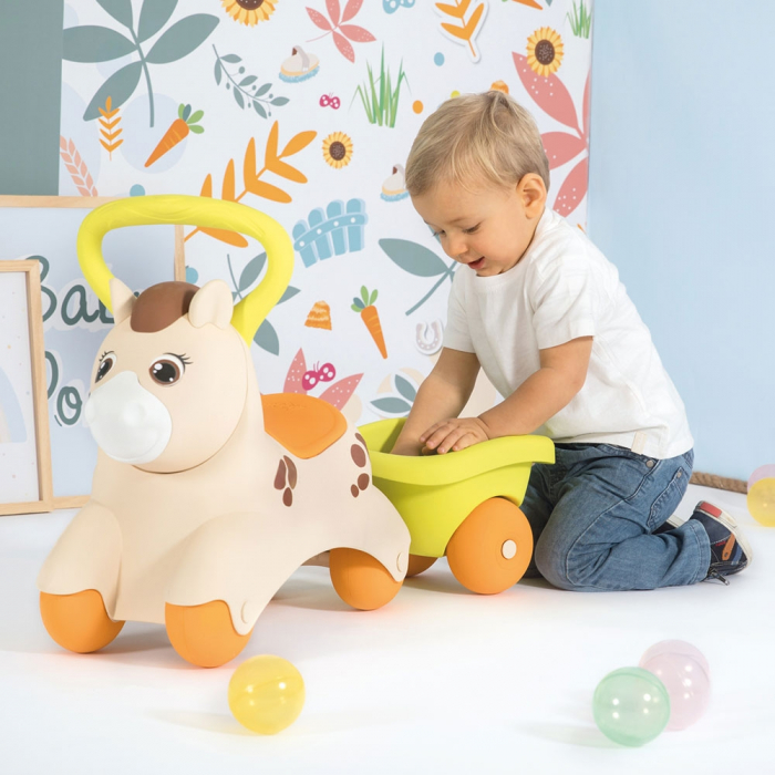 Masinuta de impins Smoby Baby Pony [9]