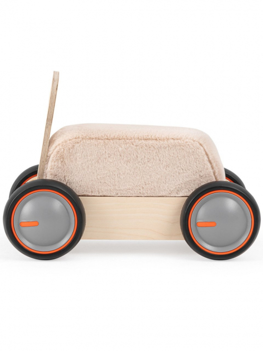 Masinuta ride-on, premergator si carucior de jucarii MamaToyz DriveMe Soft, Ursulet - Jucarie din lemn 3 in 1 [9]