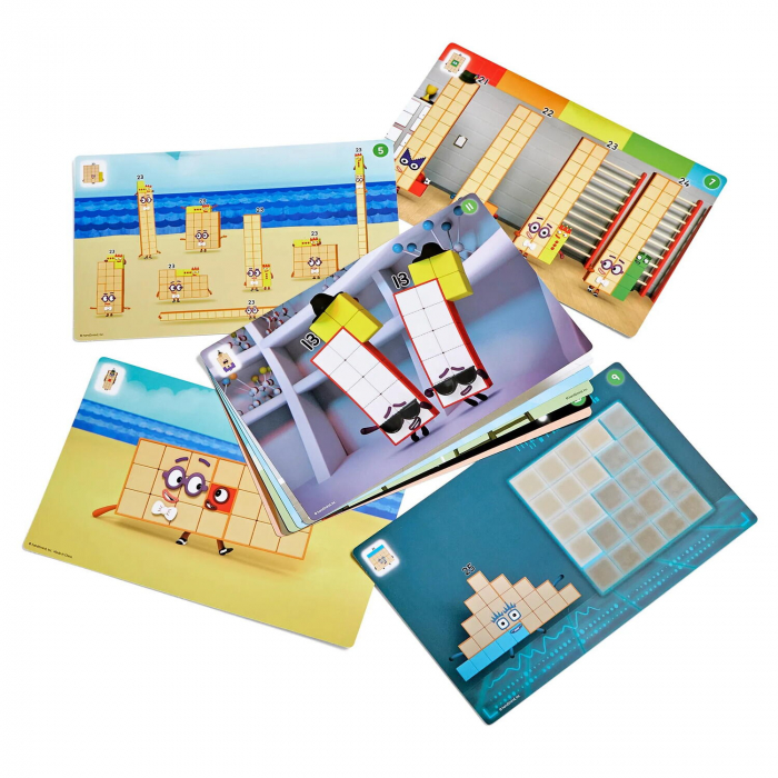 MathLinkÂ®Cubes Numberblocks in engleza Set de activitati de la 21 - 30 [7]