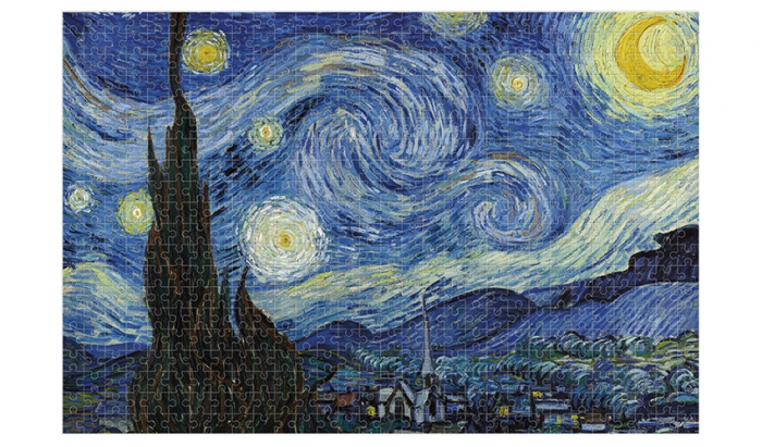 Micro puzzle Noaptea înstelată Van Gogh [2]