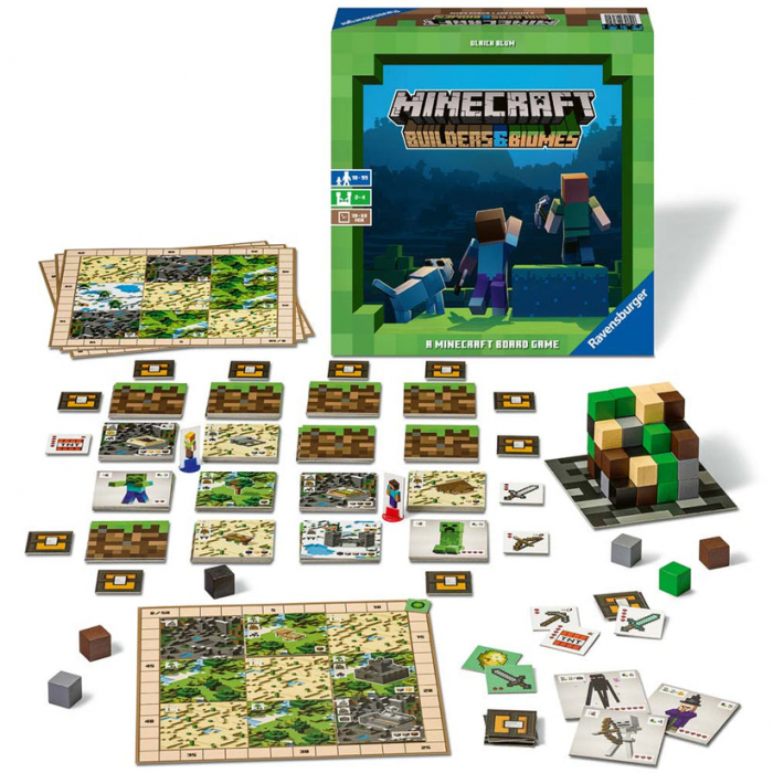 Minecraft Builders and Biomes, joc de societate Ravensburger [2]