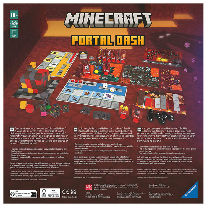 Minecraft Portal Dash, joc de societate Ravensburger [3]