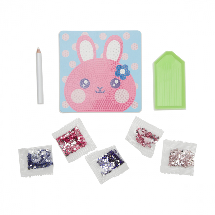 Mini Atelier creativ DIY cu diamante - Bouncy Bunny [2]