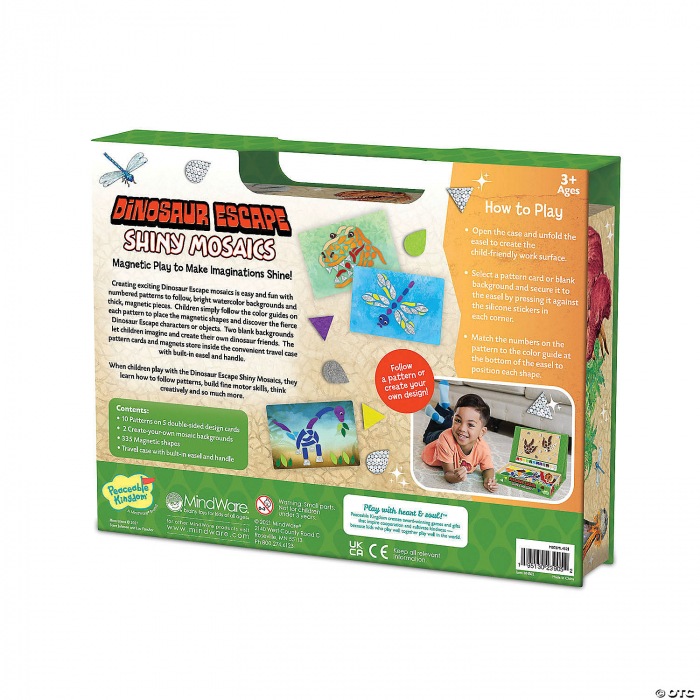 Mozaic magnetic - Salvarea dinozaurilor, Dinosaur Escape Shiny Mosaics [2]