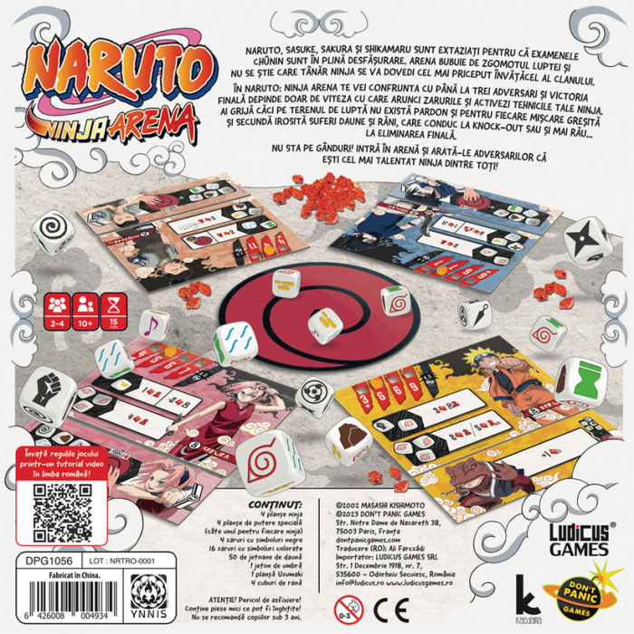 Naruto Ninja Arena, joc de societate, lb.romana [2]