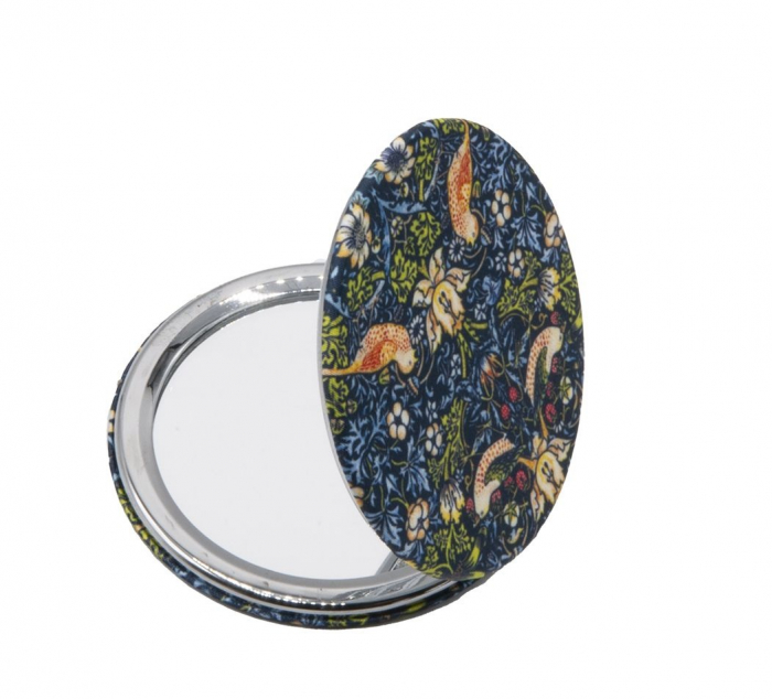 Oglinda de poseta design William Morris - Strawberry thief, Fridolin [2]
