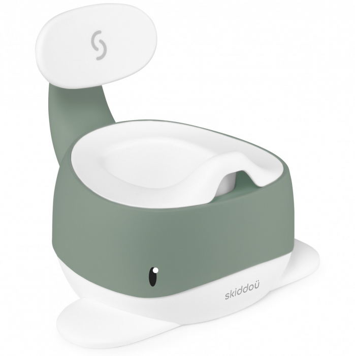 Olita pentru copii, Pottili, Skiddou, balenuta, cu capac, Wild climber, Verde [3]
