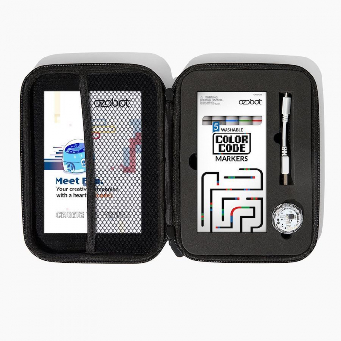 Ozobot Evo smart mini robot - Crystal White:Starter Kit [2]