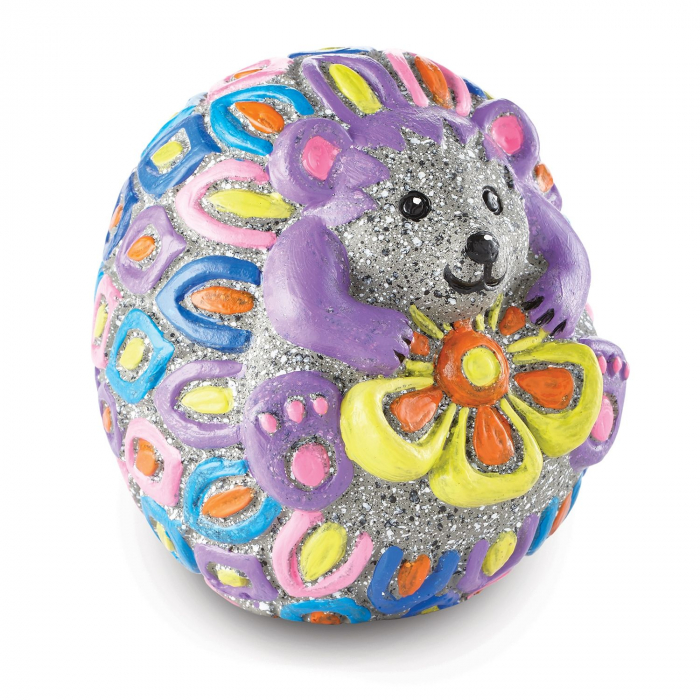 Paint Your Own Stone: Hedgehog,  decoratiune pentru pictat, din piatra, pentru gradina [2]