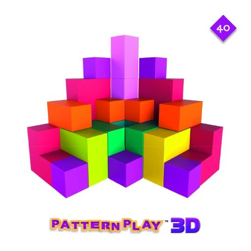Pattern Play 3D, joc de construcție din lemn, cu structuri 3D [2]