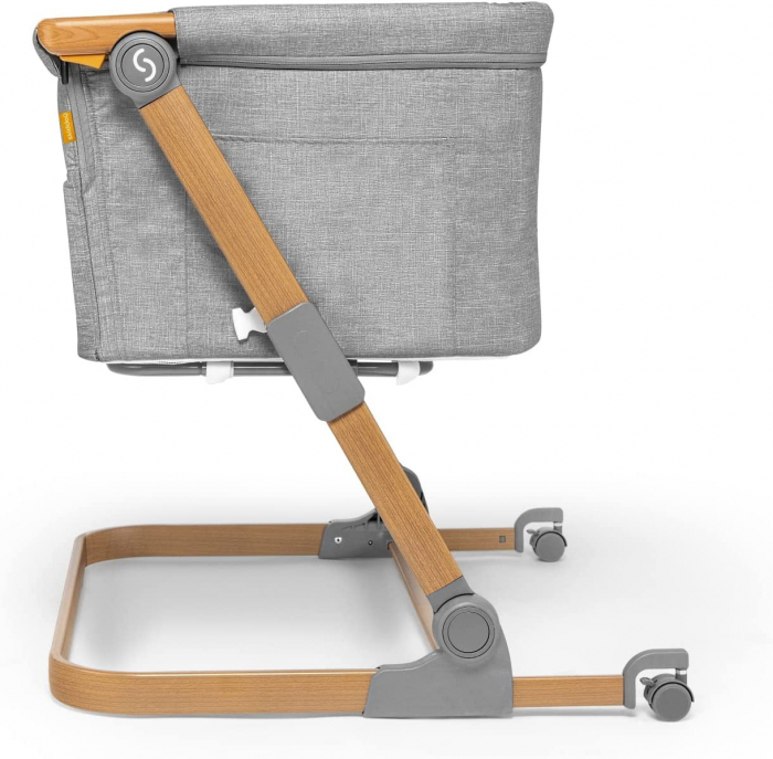 Patut 3 in 1 co-sleeping Skiddou Natt, Normandic Wood, Wood-gri [8]