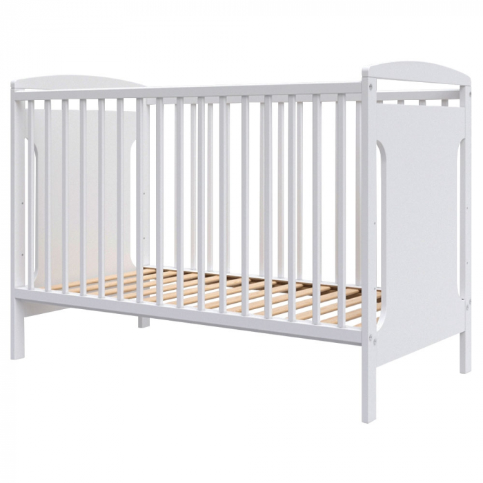 Patut copii din lemn Hubners Karly 120x60 cm alb [2]