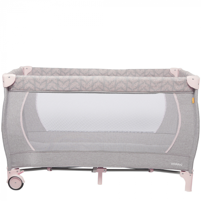 Patut de calatorie pliabil Skiddou Lunar, 2 nivele, Keep Pink, Roz [7]