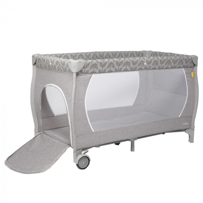 Patut de calatorie pliabil Skiddou Lunar, 2 nivele, Normandic Dream, Gri [9]
