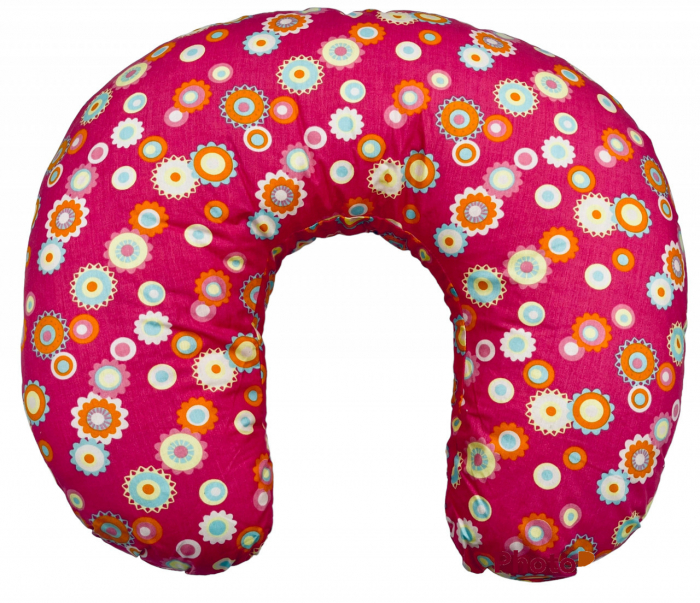Perna pentru alaptat 2 in 1 Nursing Pillow Flowers, BabyJem [1]