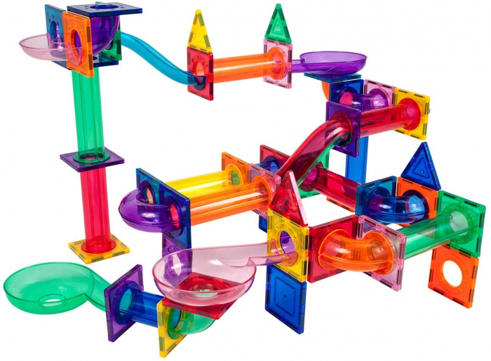 Traseu magnetic cu bile (Marble Run), 100 de piese [5]