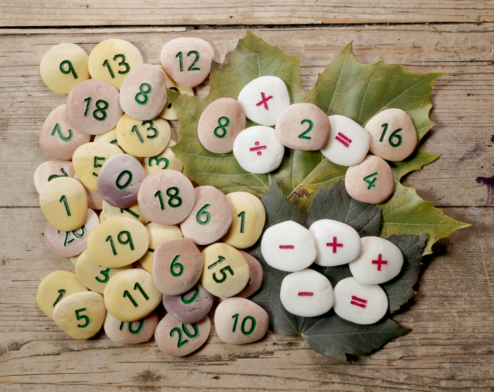 Pietricele cu numere - Set Matematica [2]